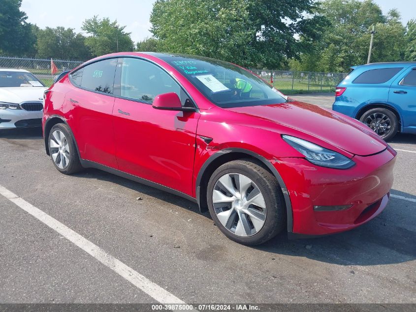 2021 Tesla Model Y Long Range Dual Motor All-Wheel Drive VIN: 5YJYGDEE6MF296840 Lot: 39875000