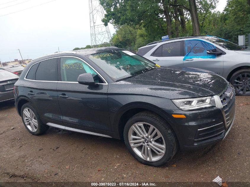 2018 Audi Q5 2.0T Premium/2.0T Tech Premium VIN: WA1BNAFY6J2233412 Lot: 39875023