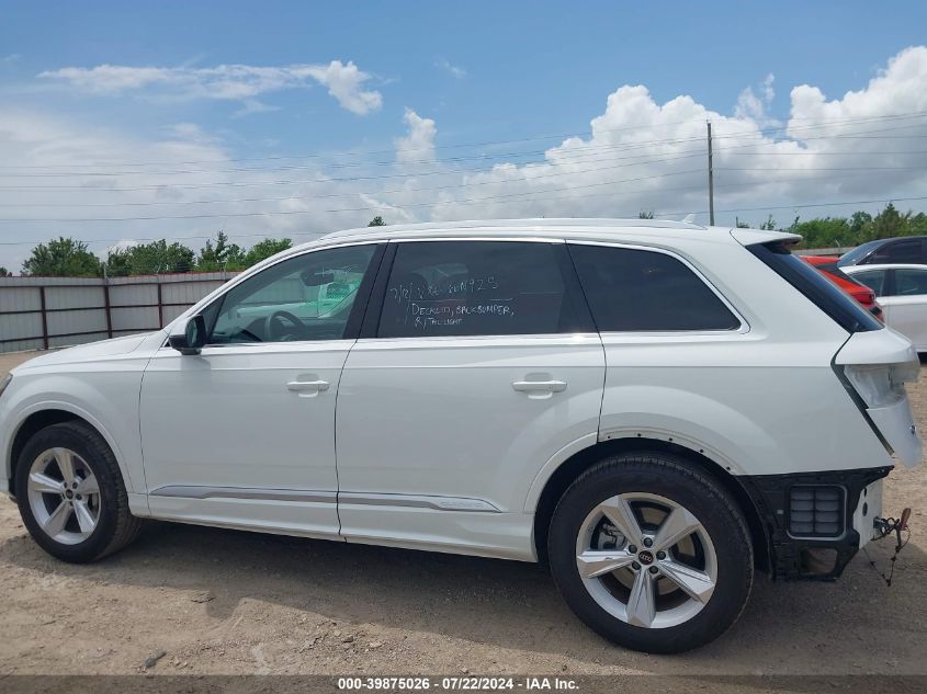 2024 Audi Q7 Premium Plus 45 Tfsi Quattro Tiptronic VIN: WA1LCBF78RD005256 Lot: 39875026