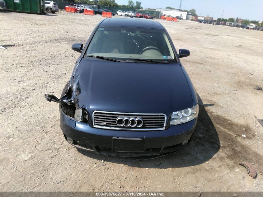 2005 Audi A4 1.8T Special Edition VIN: WAULC68EX5A122385 Lot: 39875027