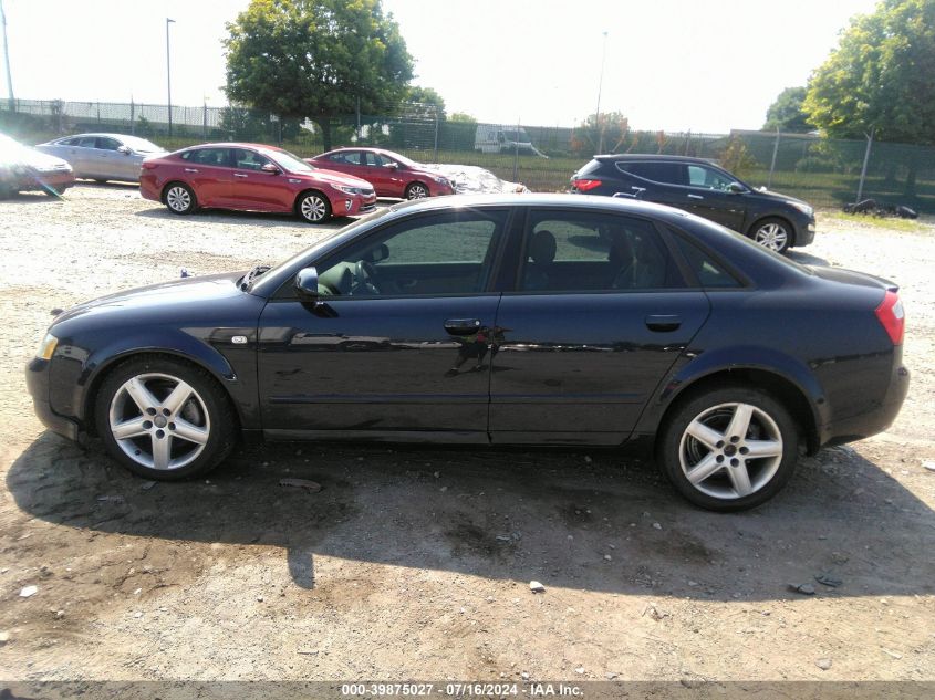 2005 Audi A4 1.8T Special Edition VIN: WAULC68EX5A122385 Lot: 39875027