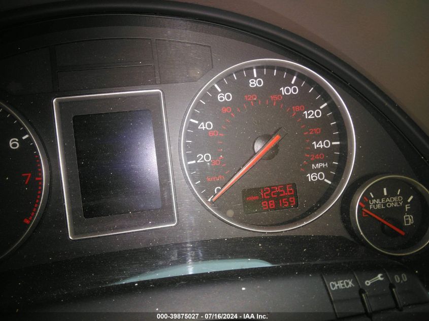 2005 Audi A4 1.8T Special Edition VIN: WAULC68EX5A122385 Lot: 39875027