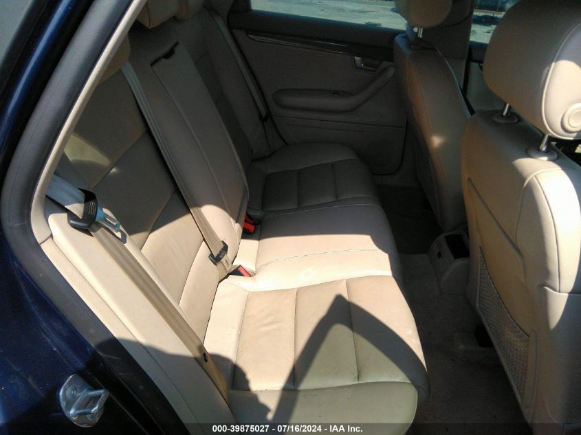 2005 Audi A4 1.8T Special Edition VIN: WAULC68EX5A122385 Lot: 39875027