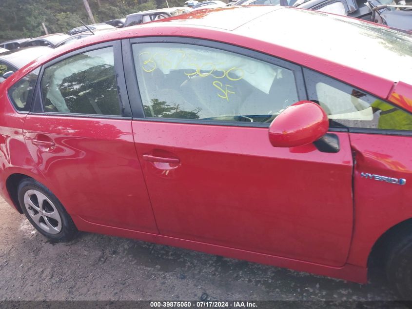 2014 Toyota Prius VIN: JTDKN3DU4E0379486 Lot: 39875050