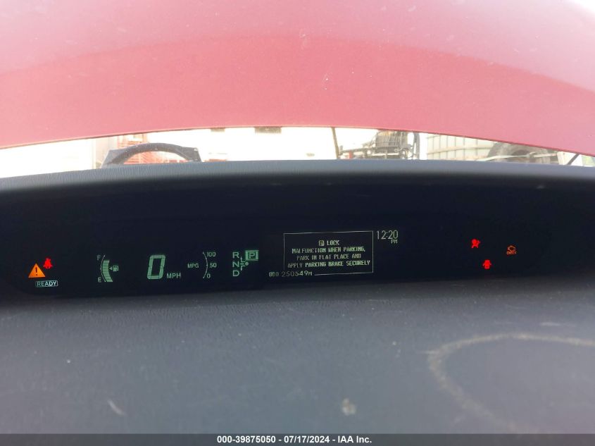 2014 Toyota Prius VIN: JTDKN3DU4E0379486 Lot: 39875050