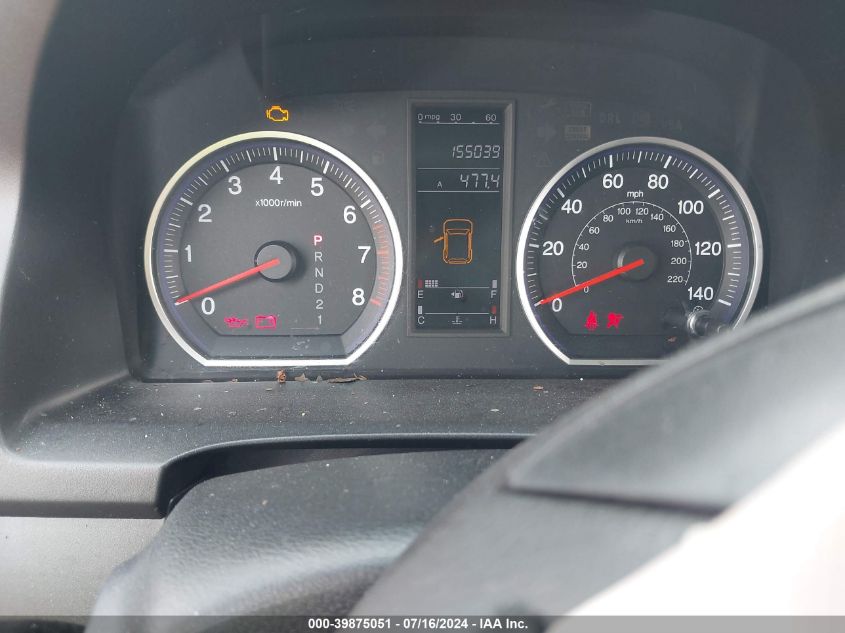 2009 Honda Cr-V Ex VIN: 5J6RE38549L013527 Lot: 39875051