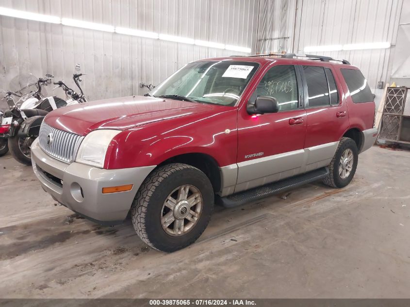 2002 Mercury Mountaineer VIN: 4M2ZU86W42ZJ11584 Lot: 39875065