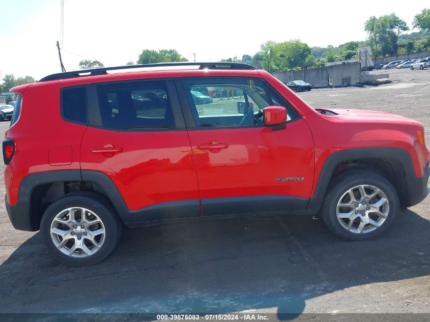 2018 Jeep Renegade Latitude 4X4 VIN: ZACCJBBB5JPH16523 Lot: 39875083