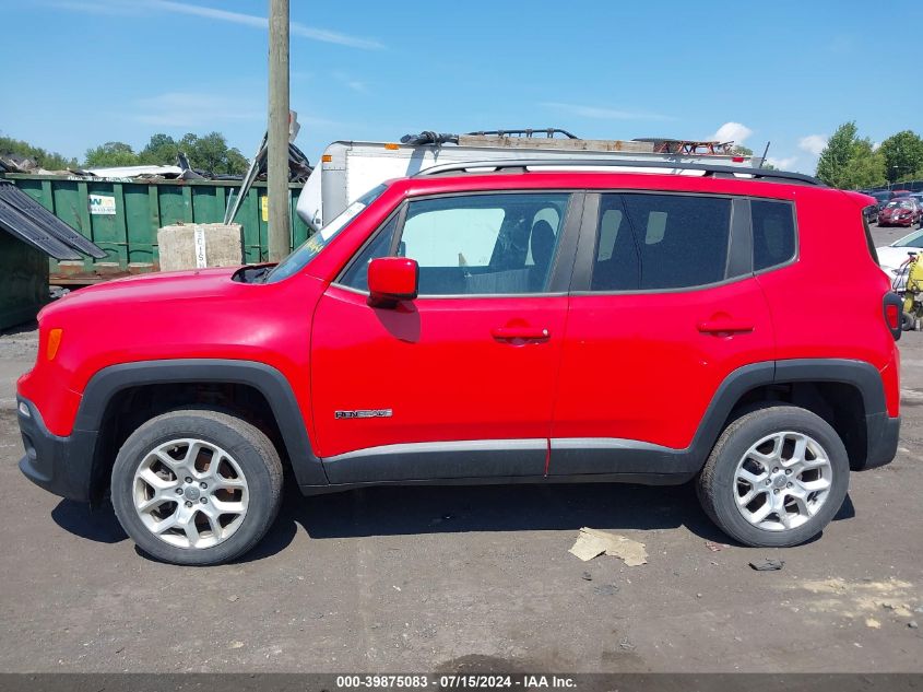2018 Jeep Renegade Latitude 4X4 VIN: ZACCJBBB5JPH16523 Lot: 39875083