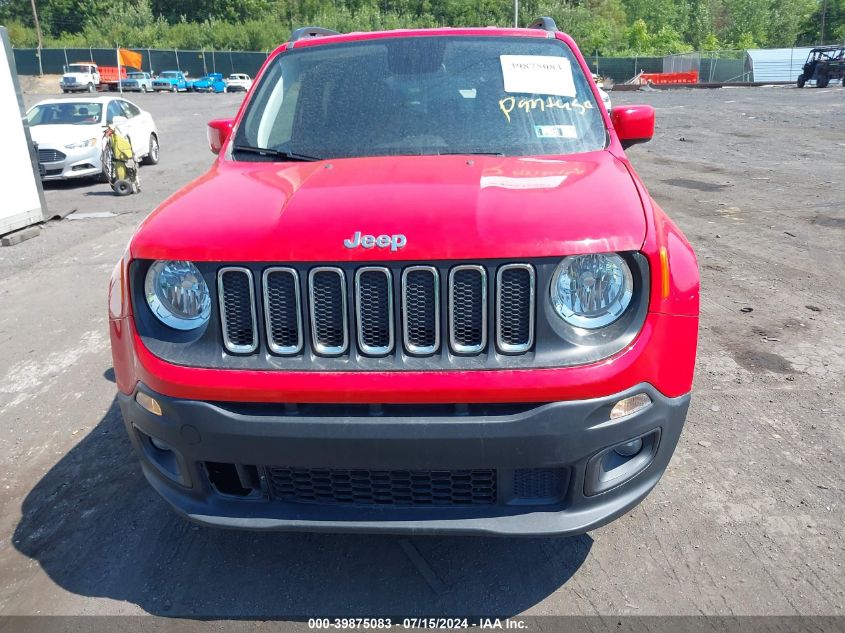2018 Jeep Renegade Latitude 4X4 VIN: ZACCJBBB5JPH16523 Lot: 39875083