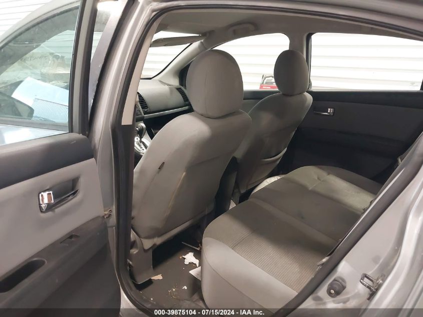 2012 Nissan Sentra 2.0 S VIN: 3N1AB6AP3CL733800 Lot: 39875104