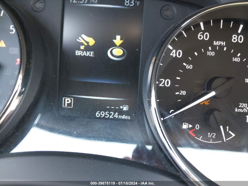 2017 Nissan Rogue Sv VIN: KNMAT2MV3HP594065 Lot: 39875119