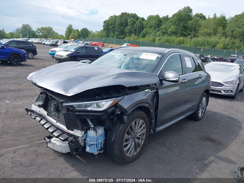 VIN 3PCAJ5BB9PF119173 2023 INFINITI QX50 LUXE AWD
