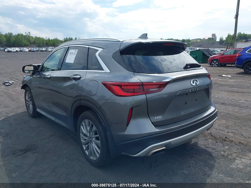 VIN 3PCAJ5BB9PF119173 2023 INFINITI QX50 LUXE AWD