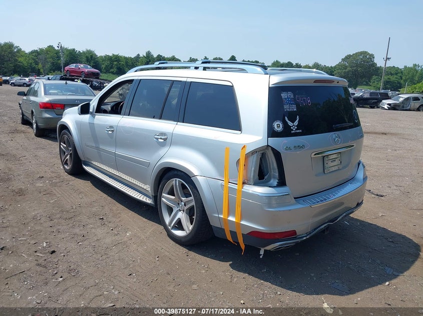 2012 Mercedes-Benz Gl 550 4Matic VIN: 4JGBF8GEXCA775875 Lot: 39875127