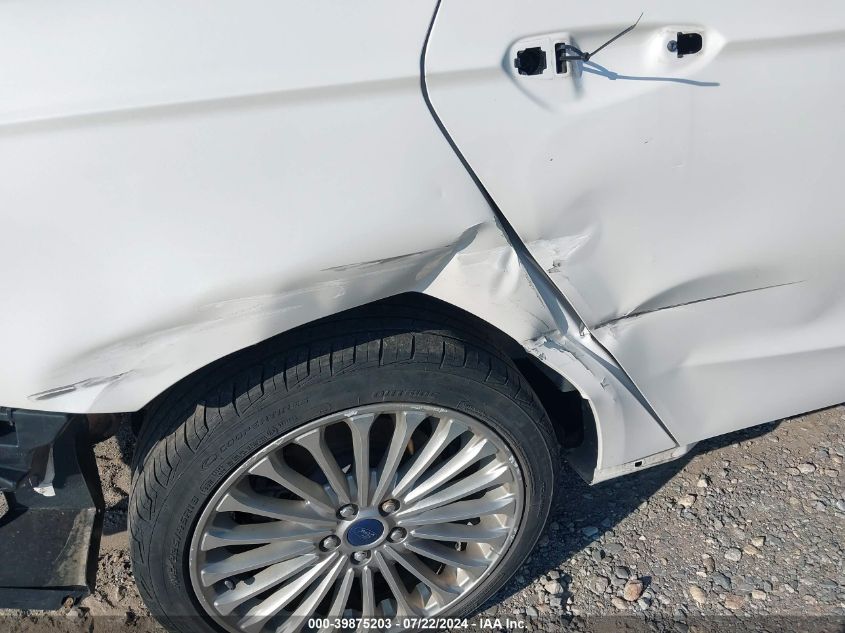 2014 Ford Fusion Hybrid Titanium VIN: 3FA6P0RU6ER351228 Lot: 39875203