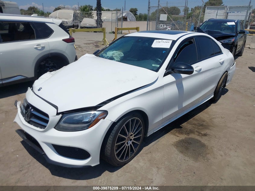 VIN 55SWF4JB6JU273686 2018 MERCEDES-BENZ C 300