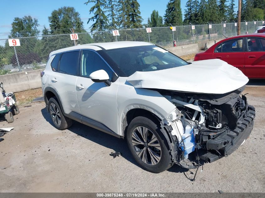 2022 Nissan Rogue Sv Intelligent Awd VIN: 5N1BT3BB8NC697144 Lot: 39875248