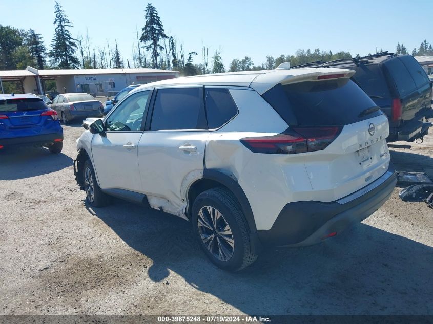 2022 Nissan Rogue Sv Intelligent Awd VIN: 5N1BT3BB8NC697144 Lot: 39875248