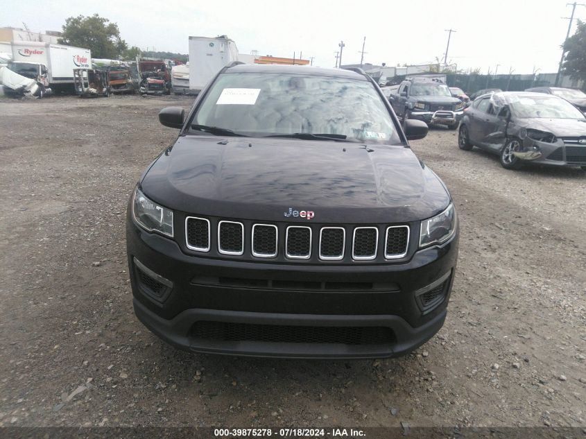 2019 Jeep Compass Sport VIN: 3C4NJDAB3KT661165 Lot: 39875278