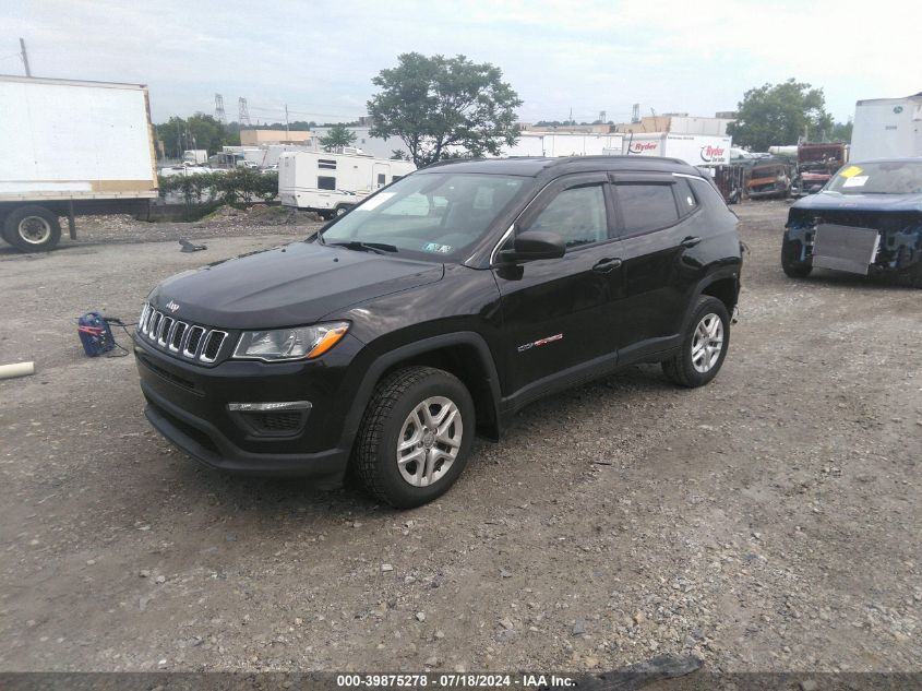 2019 JEEP COMPASS SPORT 4X4 - 3C4NJDAB3KT661165