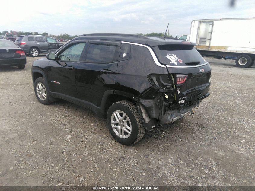 2019 JEEP COMPASS SPORT 4X4 - 3C4NJDAB3KT661165