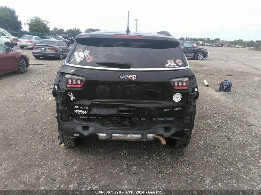 2019 Jeep Compass Sport VIN: 3C4NJDAB3KT661165 Lot: 39875278