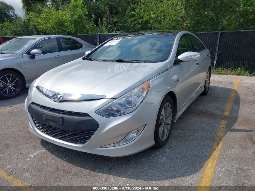 2014 Hyundai Sonata Hybrid Limited VIN: KMHEC4A45EA107791 Lot: 39875286