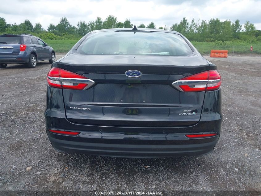 2019 Ford Fusion Hybrid Se VIN: 3FA6P0LU1KR212631 Lot: 39875324