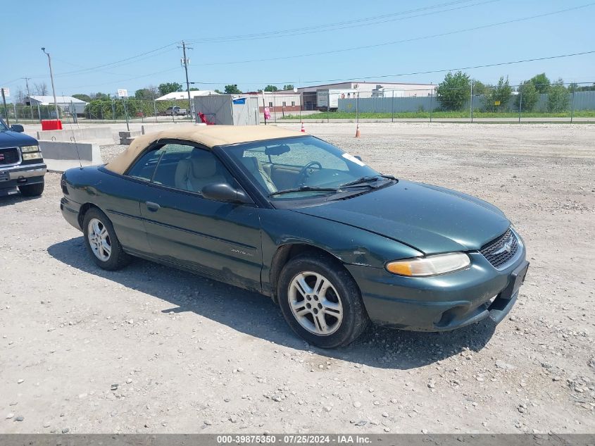 2000 Chrysler Sebring Jx VIN: 3C3EL45H0YT221748 Lot: 39875350