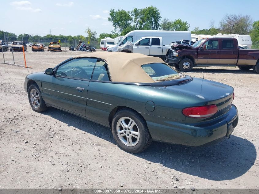 2000 Chrysler Sebring Jx VIN: 3C3EL45H0YT221748 Lot: 39875350