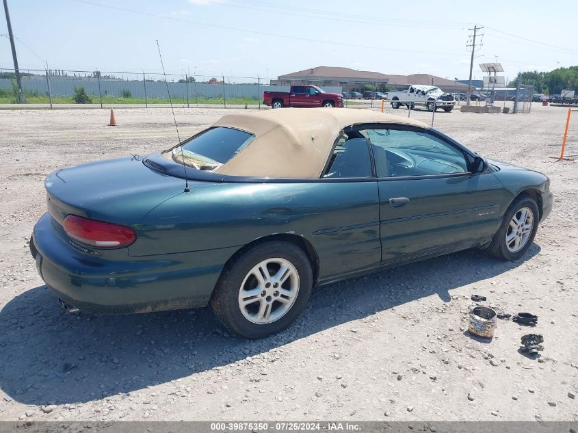 2000 Chrysler Sebring Jx VIN: 3C3EL45H0YT221748 Lot: 39875350