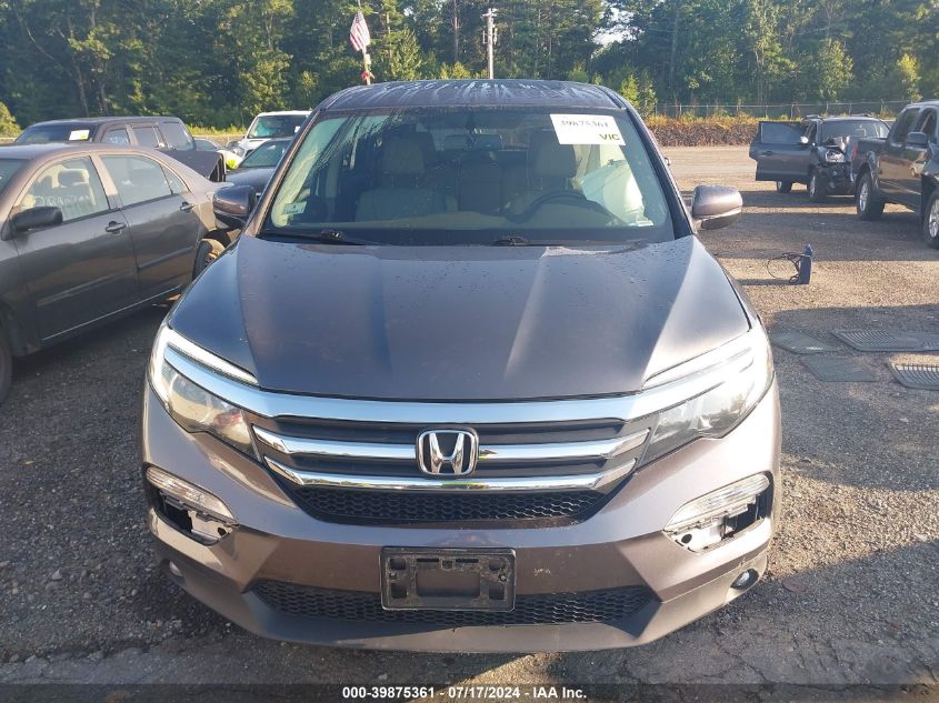 2017 Honda Pilot Exl VIN: 5FNYF6H51HB028925 Lot: 39875361