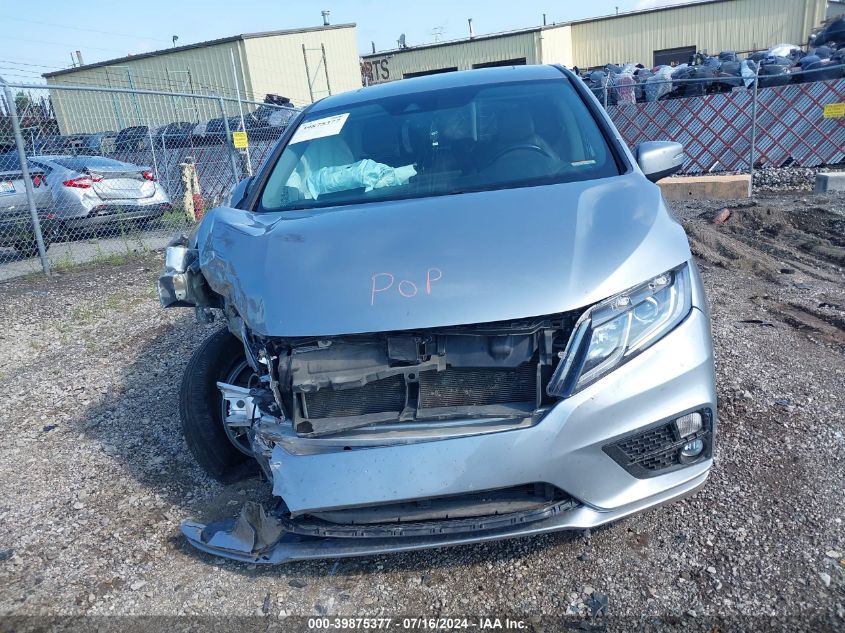 2019 Honda Odyssey Ex-L VIN: 5FNRL6H70KB132831 Lot: 39875377