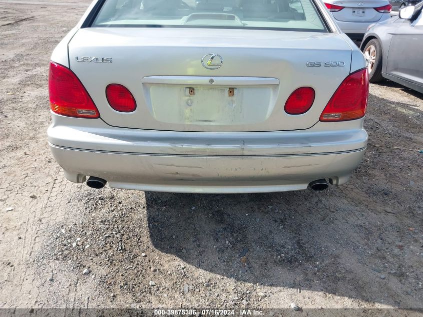 2001 Lexus Gs 300 VIN: JT8BD69S110120507 Lot: 39875386