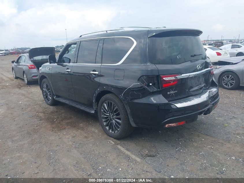 2022 Infiniti Qx80 Sensory VIN: JN8AZ2BFXN9741190 Lot: 39875388