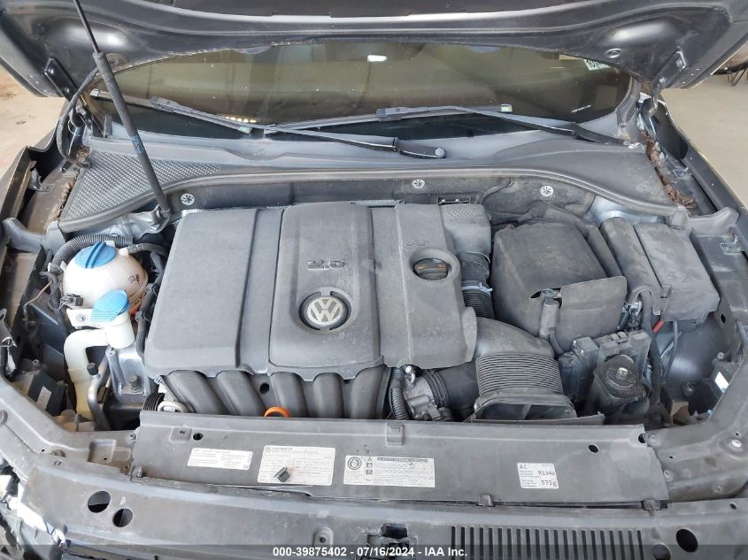 2013 Volkswagen Passat 2.5L Se VIN: 1VWBP7A3XDC111534 Lot: 39875402