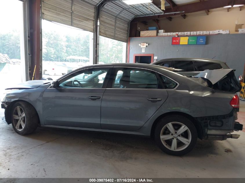2013 Volkswagen Passat 2.5L Se VIN: 1VWBP7A3XDC111534 Lot: 39875402
