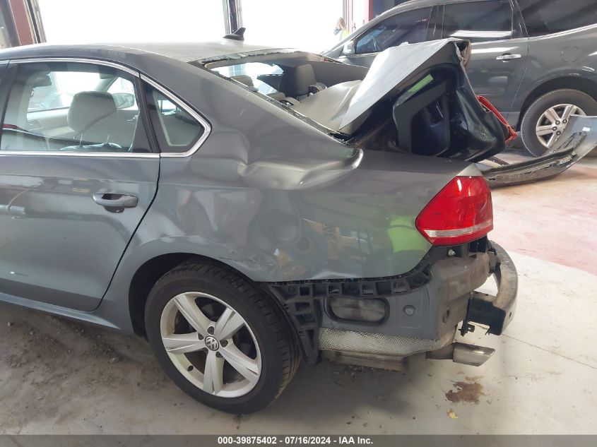 2013 Volkswagen Passat 2.5L Se VIN: 1VWBP7A3XDC111534 Lot: 39875402