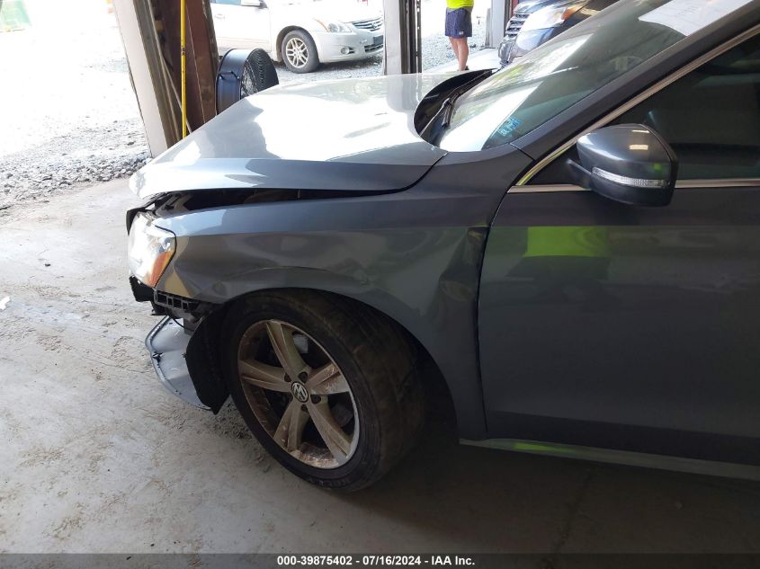 2013 Volkswagen Passat 2.5L Se VIN: 1VWBP7A3XDC111534 Lot: 39875402