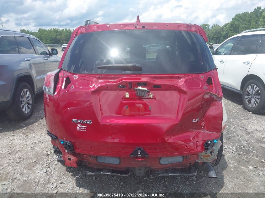 2018 Toyota Rav4 Le VIN: 2T3ZFREV6JW516780 Lot: 39875419