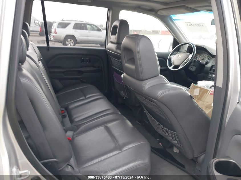 2005 Honda Pilot Ex-L VIN: 5FNYF18595B003849 Lot: 39875463