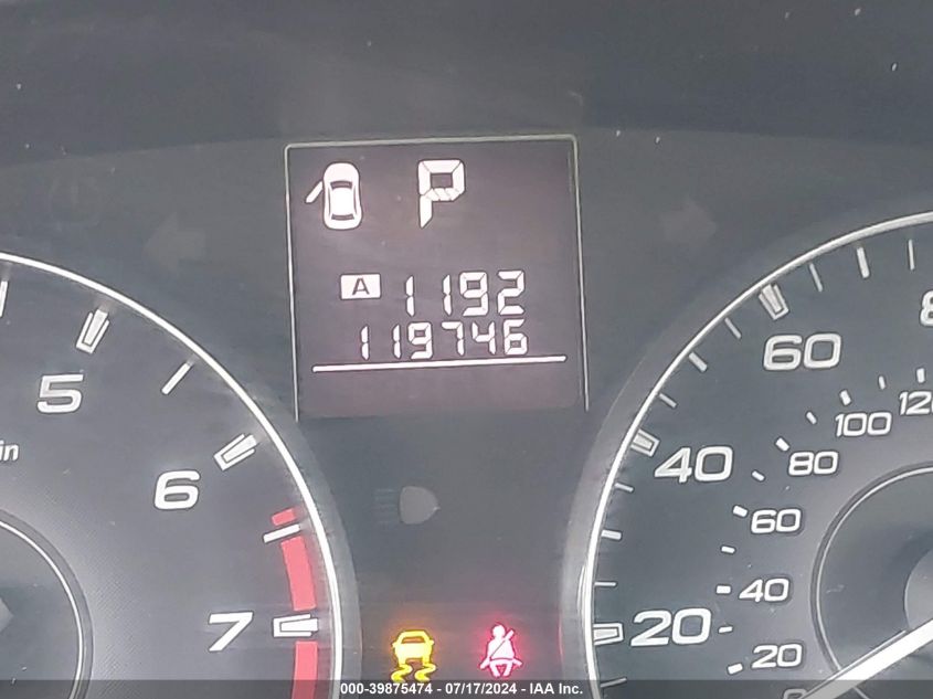 2012 Subaru Outback 2.5I VIN: 4S4BRBAC4C3277252 Lot: 39875474