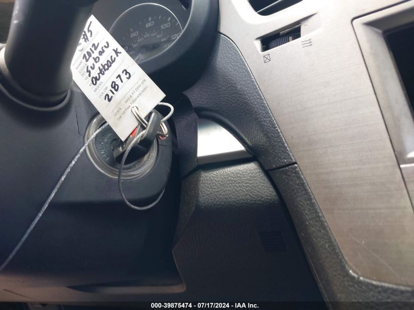 2012 Subaru Outback 2.5I VIN: 4S4BRBAC4C3277252 Lot: 39875474