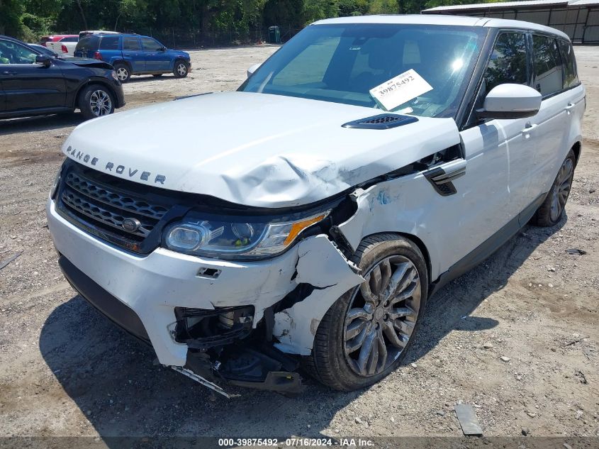 2016 Land Rover Range Rover Sport 3.0L V6 Turbocharged Diesel Se Td6 VIN: SALWG2KF0GA103645 Lot: 39875492