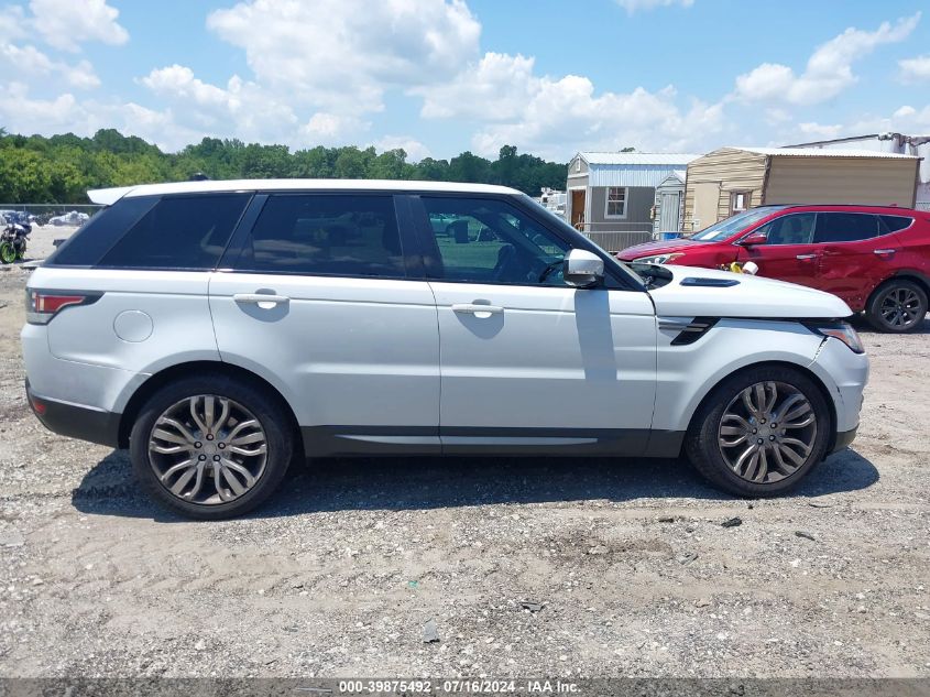 2016 Land Rover Range Rover Sport 3.0L V6 Turbocharged Diesel Se Td6 VIN: SALWG2KF0GA103645 Lot: 39875492
