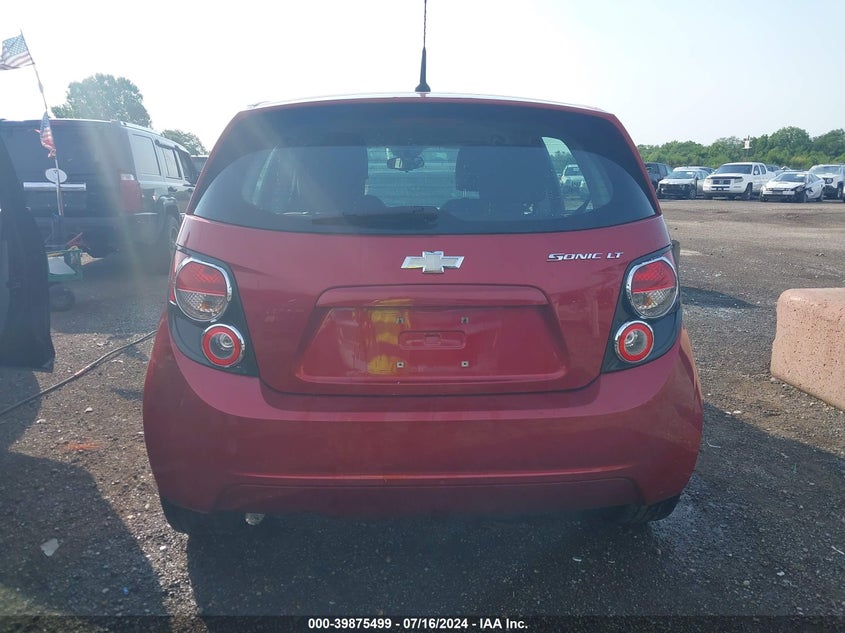 2012 Chevrolet Sonic 2Lt VIN: 1G1JC6SH3C4149459 Lot: 39875499