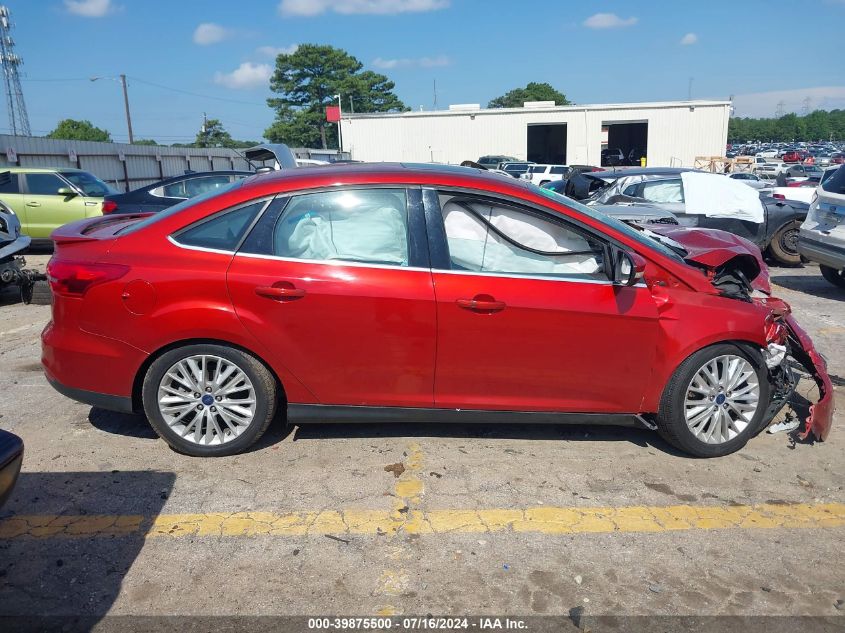 2018 Ford Focus Titanium VIN: 1FADP3J24JL260194 Lot: 39875500