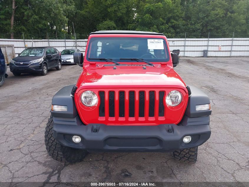 2018 Jeep Wrangler Unlimited Sport S 4X4 VIN: 1C4HJXDG5JW163127 Lot: 39875503