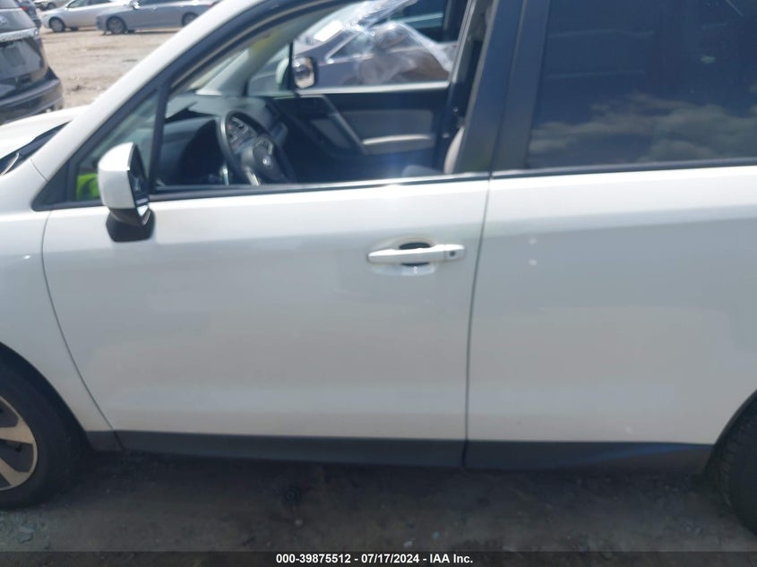 2018 Subaru Forester 2.5I Premium VIN: JF2SJAGC8JH575852 Lot: 39875512